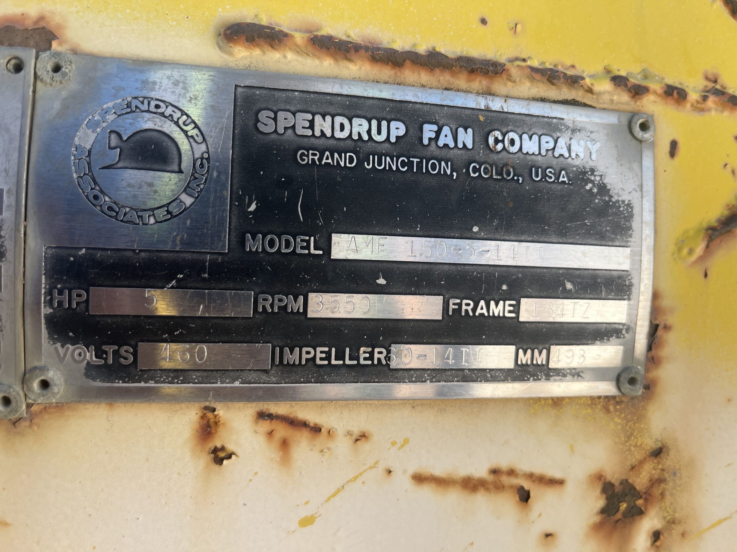 Spendrup Fan - Model 150-5-1411 - Image 2