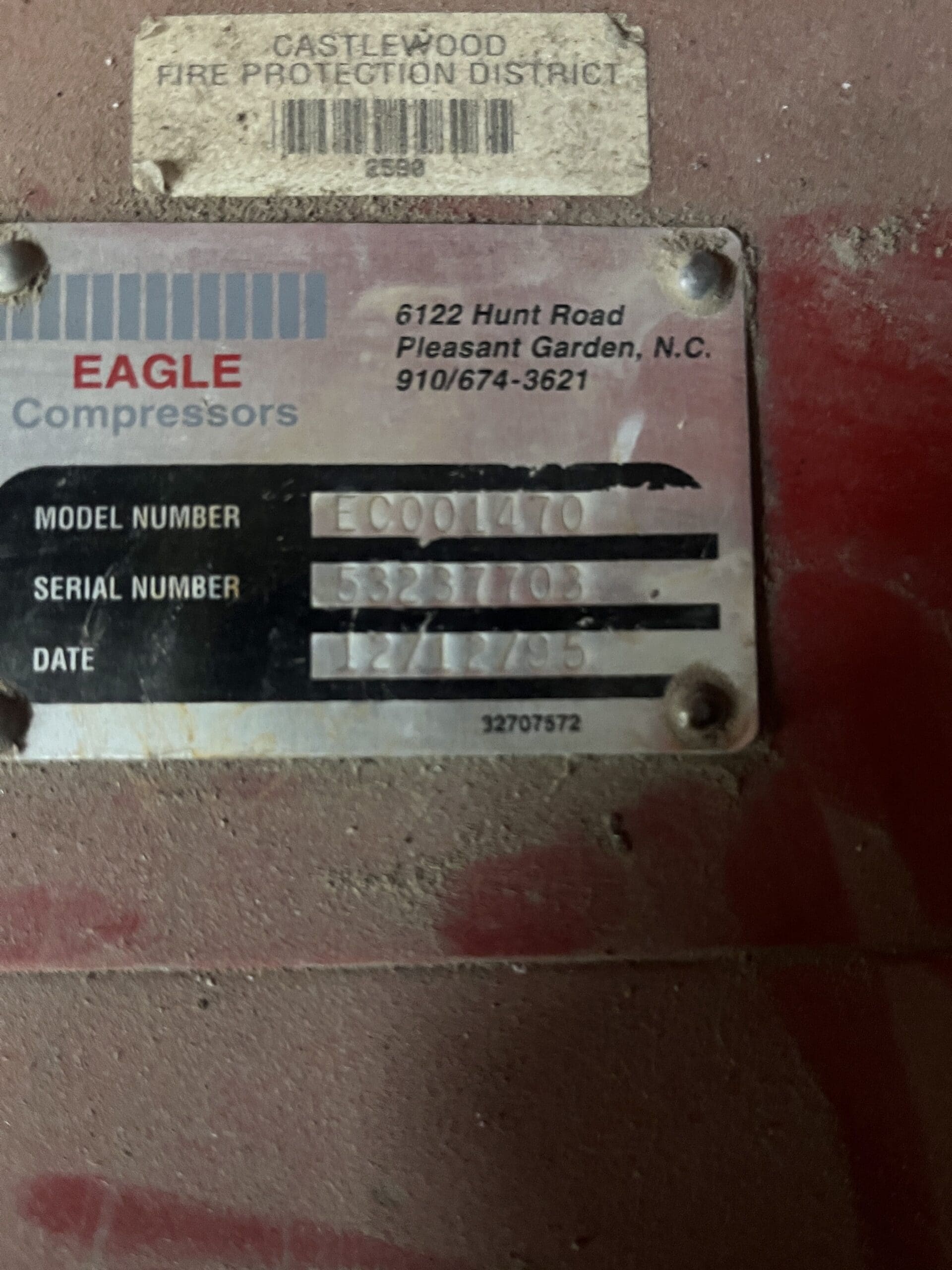 Eagle Compressors - Model EC001470 - Image 2