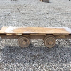 Flat Car with Fork Pockets
